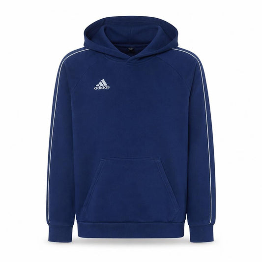Adidas Men's Blue Pullover Hoodie Size M Fleece Sportswear