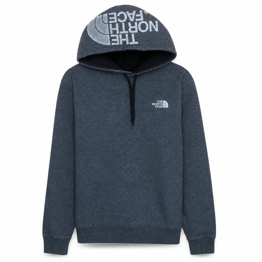 The North Face Mens Grey Pullover Hoodie L Regular Fit Fleece