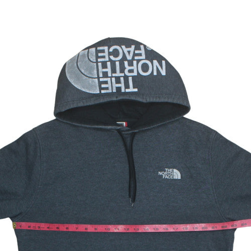 The North Face Mens Grey Pullover Hoodie L Regular Fit Fleece