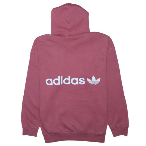 Adidas Women’s Pink Pullover Hoodie Size L Cotton Casual