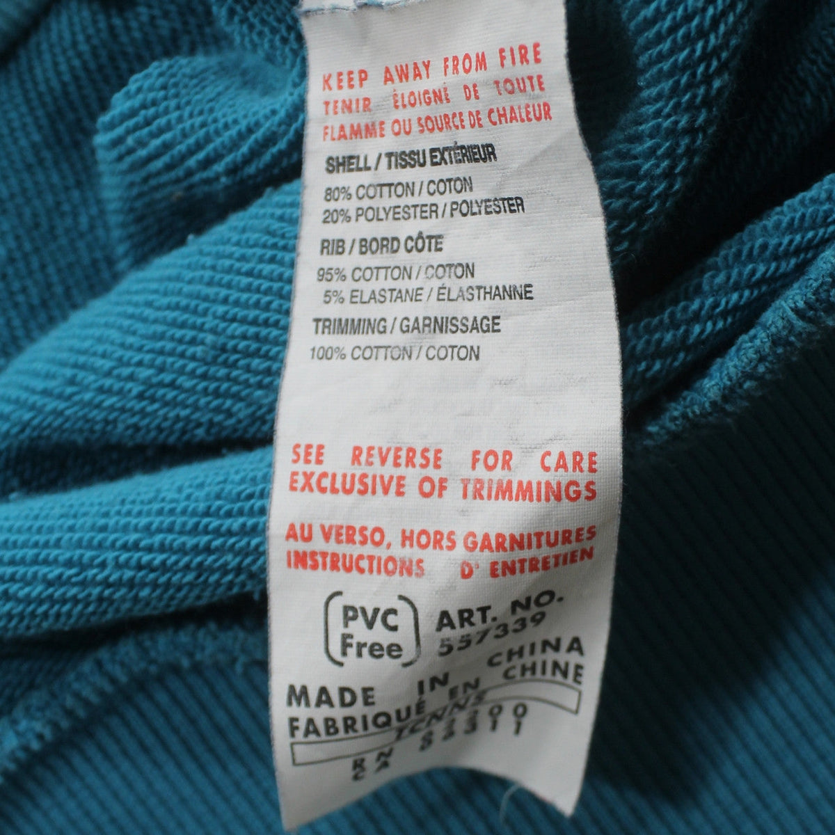 Puma Women Blue Full Zip Track Jacket Size 14 Cotton Blend