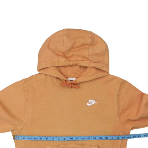Nike Womens Orange XS Pullover Hoodie Cotton Blend Casual