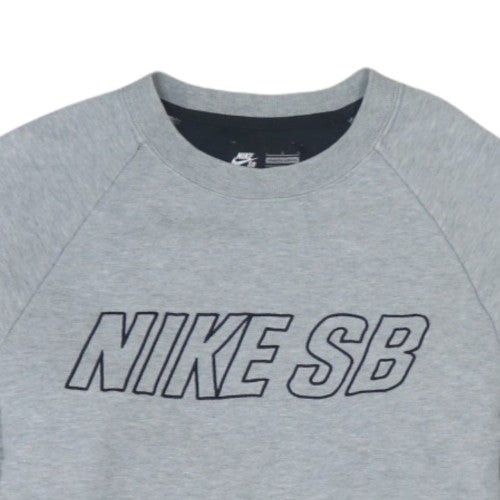 Nike SB Men's Grey Pullover Crew Neck Sweatshirt Size L