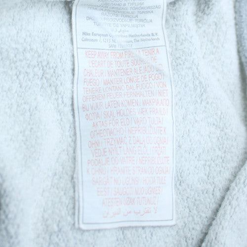 Nike Boys Grey Full Zip Hoodie Size L (12-13 Years) Fleece Sweatshirt