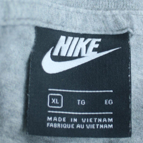 Nike Men's Grey XL Polo Shirt Regular Fit Short Sleeve Cotton Blend