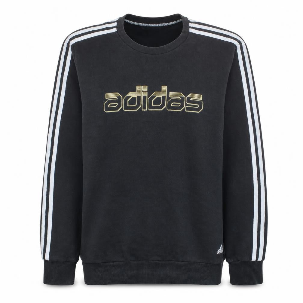 Adidas Men's Black XL Pullover Sweatshirt with Logo