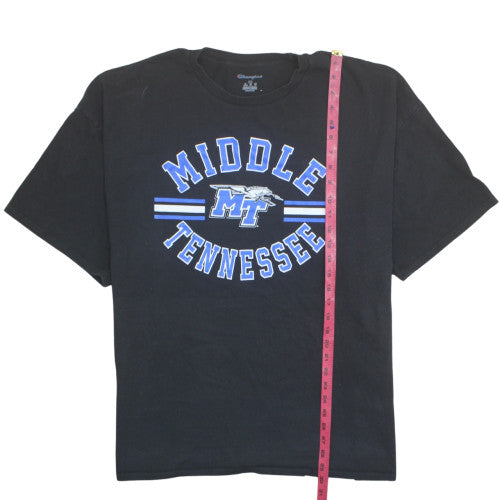 Champion Men's Black 3XL Middle Tennessee Graphic T-Shirt