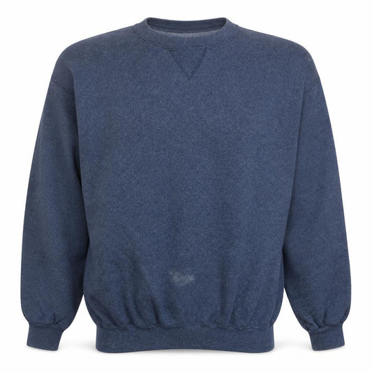 Russell Athletic Men's Blue Pullover Fleece Sweatshirt Size L