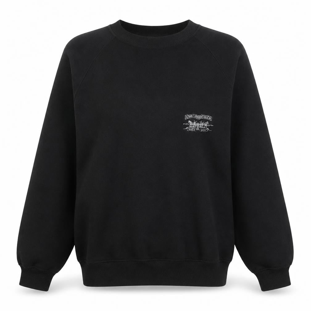 Levi's Women's Black Small Crew Neck Pullover Sweatshirt