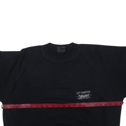 Levi's Women's Black Small Crew Neck Pullover Sweatshirt