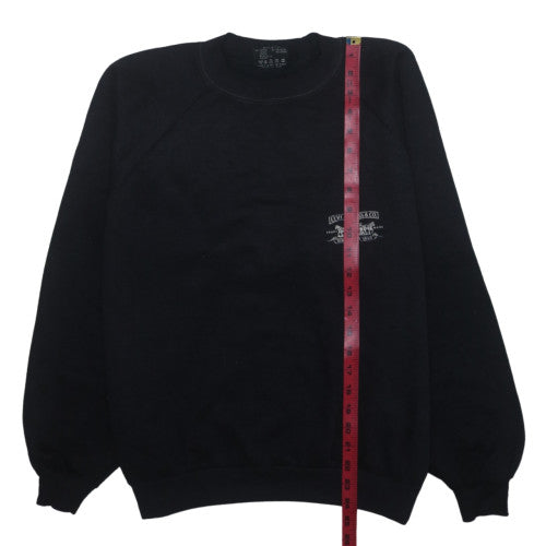 Levi's Women's Black Small Crew Neck Pullover Sweatshirt