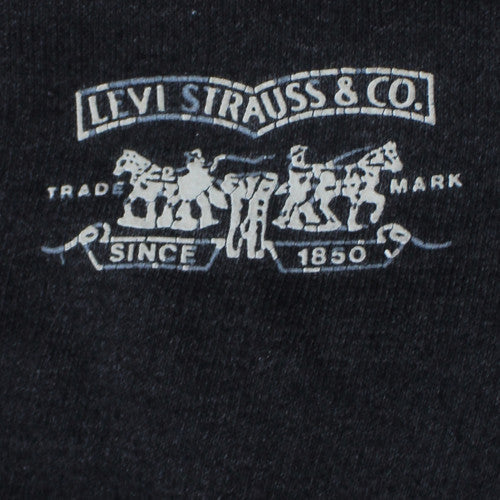 Levi's Women's Black Small Crew Neck Pullover Sweatshirt