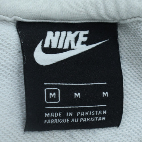 Nike Men's White Graphic Pullover Sweatshirt M Regular Fit