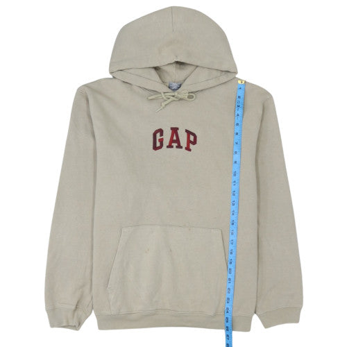 GAP Womens Beige Pullover Hoodie Large Cotton Blend Casual