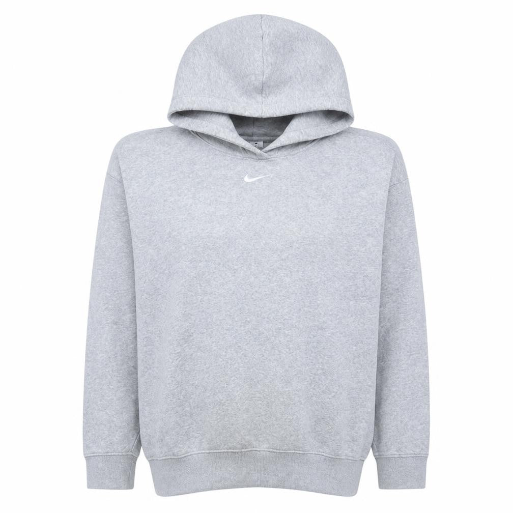 Nike Women's Grey Pullover Hoodie Small Cotton Blend Sportswear
