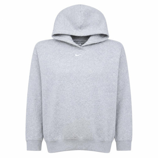 Nike Women's Grey Pullover Hoodie Small Cotton Blend Sportswear