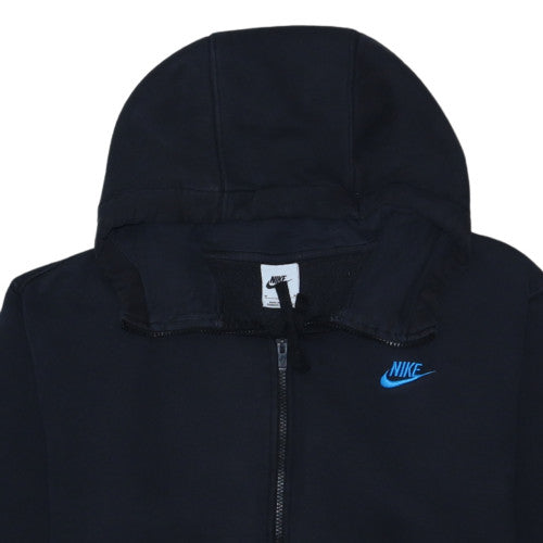 Nike Women's Black Full Zip Hoodie M - Classic Casual Style