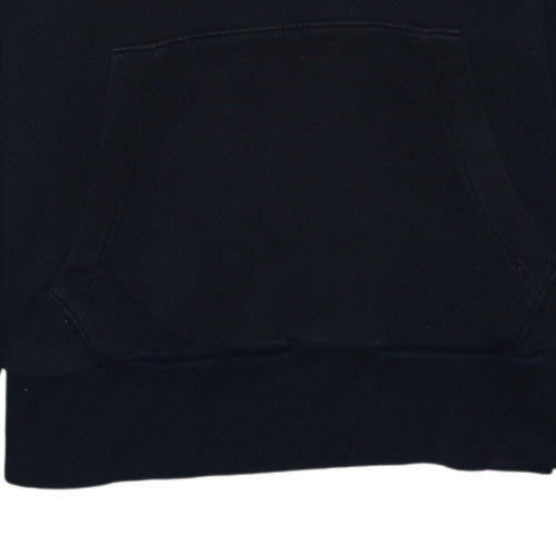 Levi's Women's Black Pullover Hoodie Size M Logo Graphic Cotton Blend
