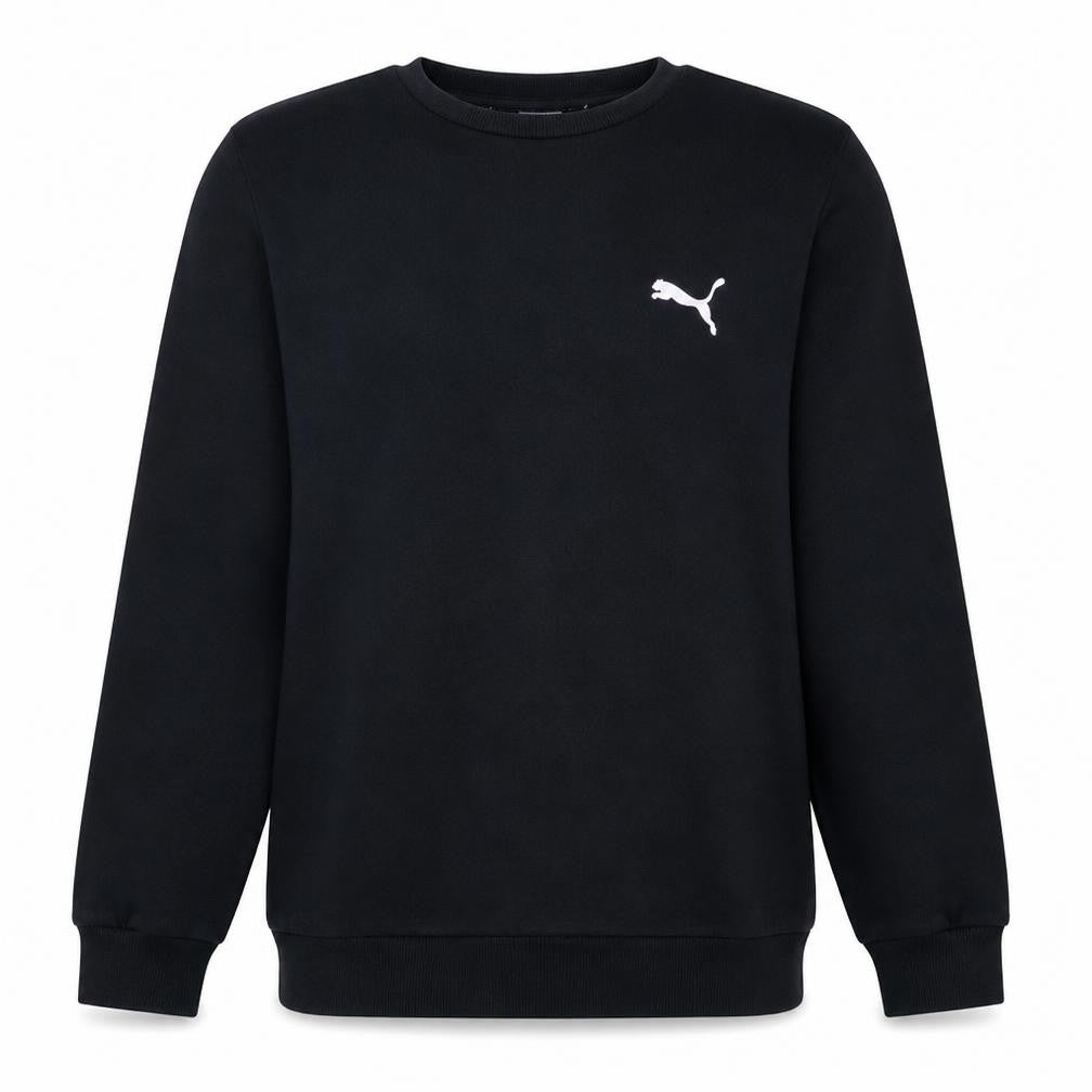 Puma Men's Black Crew Neck Pullover Sweatshirt Size M