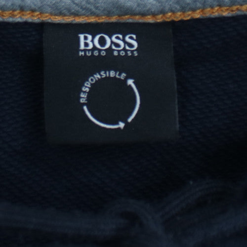 Hugo Boss Men's Blue Pullover Hoodie Size M Regular Fit