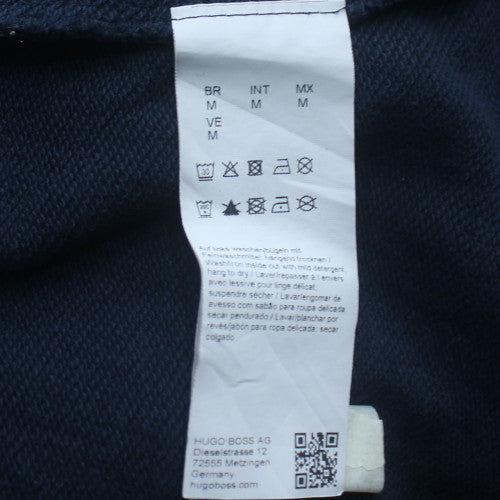 Hugo Boss Men's Blue Pullover Hoodie Size M Regular Fit