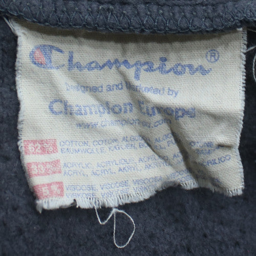 Champion Men's Grey 2XL Pullover Crew Neck Sweatshirt Vintage Logo
