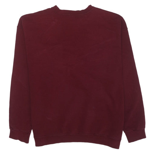 Nike Men's Red XL Pullover Sweatshirt Vintage Fleece Crew Neck