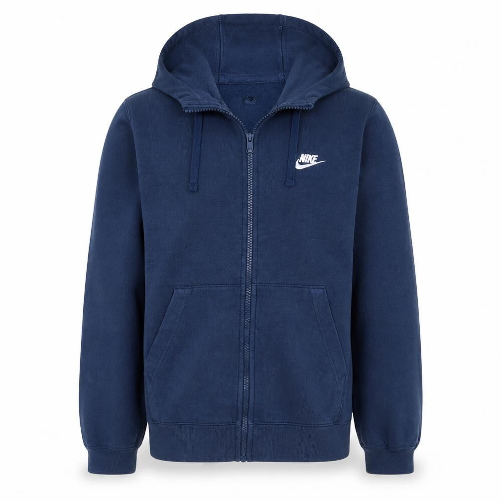 Nike Men’s Blue Full Zip Hoodie Sweatshirt Size S Regular Fit
