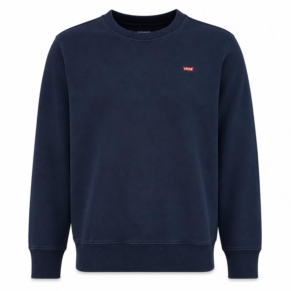 Levi's Men's Navy Blue Crew Neck Sweatshirt Size S Classic Fit