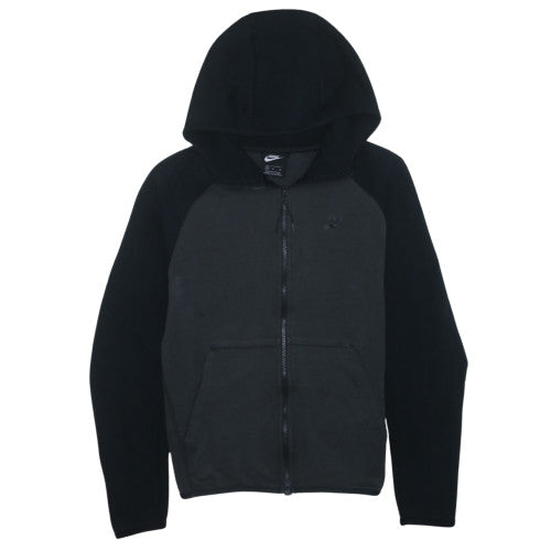 Nike Men's Black Full Zip Hoodie Size M Fleece Sweatshirt