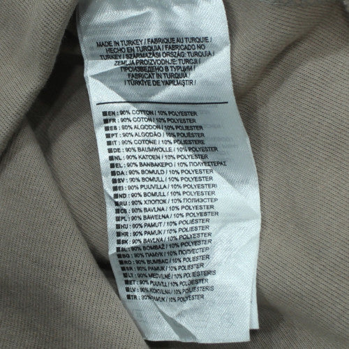 Nike Men's Beige Full Zip Hoodie XL Cotton Blend