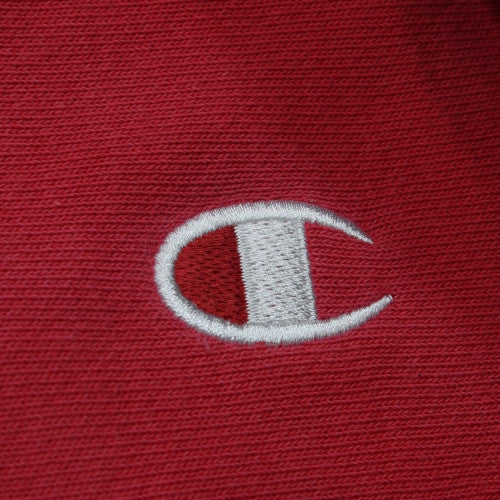 Champion Women’s Red Reverse Weave Pullover Hoodie Size L