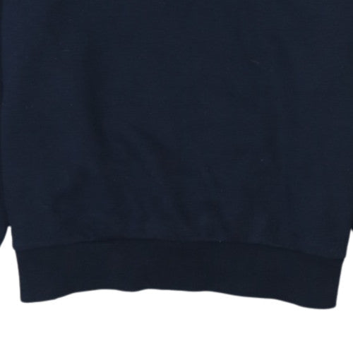Adidas Womens Navy Blue Crew Neck Pullover Sweatshirt M