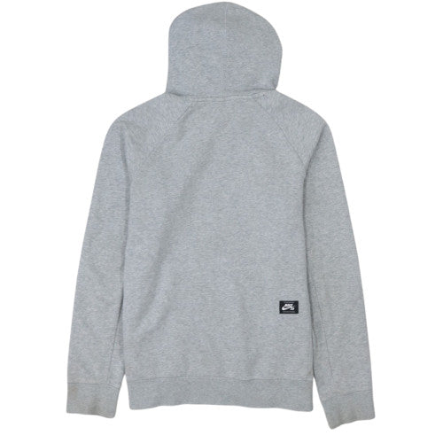 Nike SB Men's Grey Pullover Hoodie Medium Regular Fit Sports Fleece