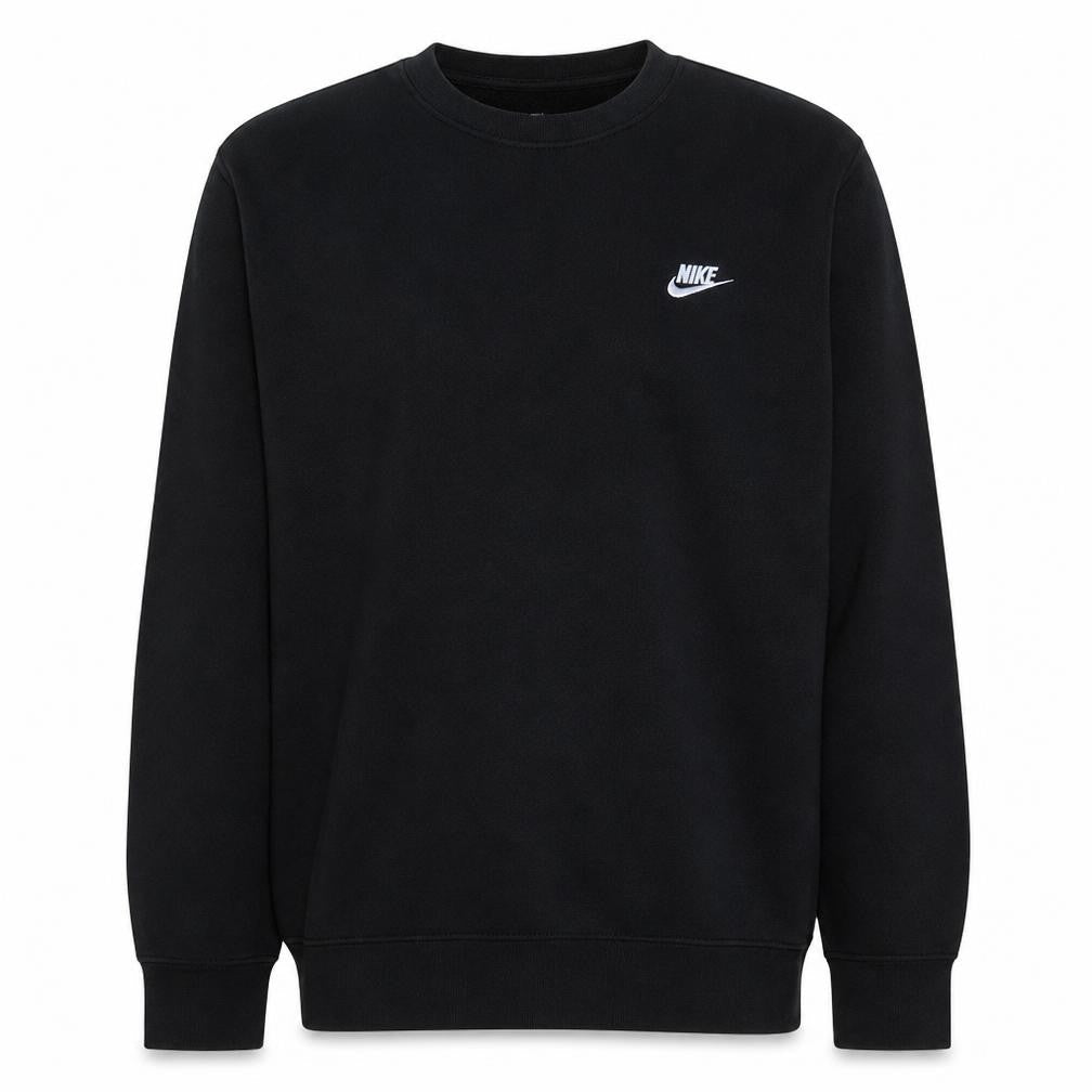 Nike Men's Black Regular Fit Crew Neck Pullover Sweatshirt M