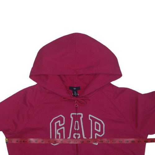 GAP Women’s Pink Full Zip Hoodie XL Cotton Blend Casual