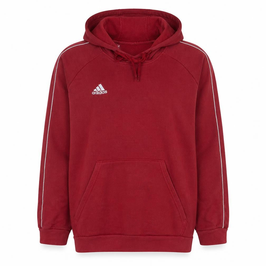 Adidas Men's Red Pullover Hoodie XL Fleece Sportswear
