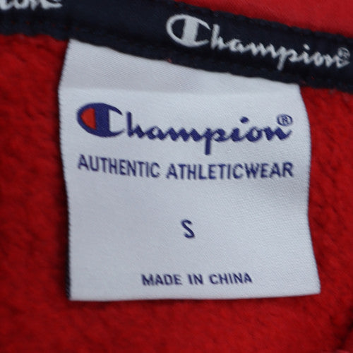 Champion Men's Red Pullover Hoodie S Authentic Athletic Fleece