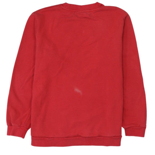 FILA Women's Red Classic Crew Neck Sweatshirt Size 18 Cotton Blend