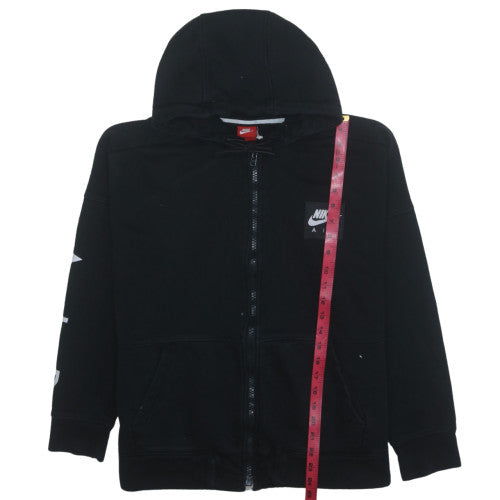 Nike Air Black Full Zip Hoodie Mens L Hooded Sweatshirt