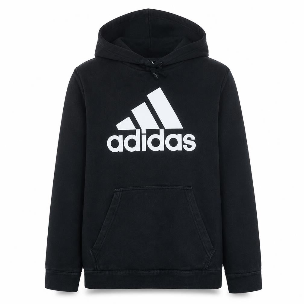 Adidas Women's Black Pullover Hoodie XL Cotton Blend Logo Print