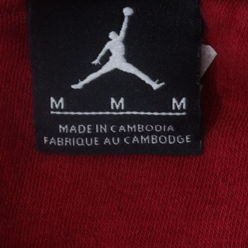 Jordan Men's Red Crew Neck Sweatshirt M Pullover Sports Style