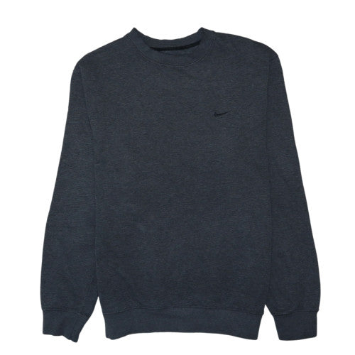 Nike Mens Grey Fleece Pullover Sweatshirt Size M Crew Neck