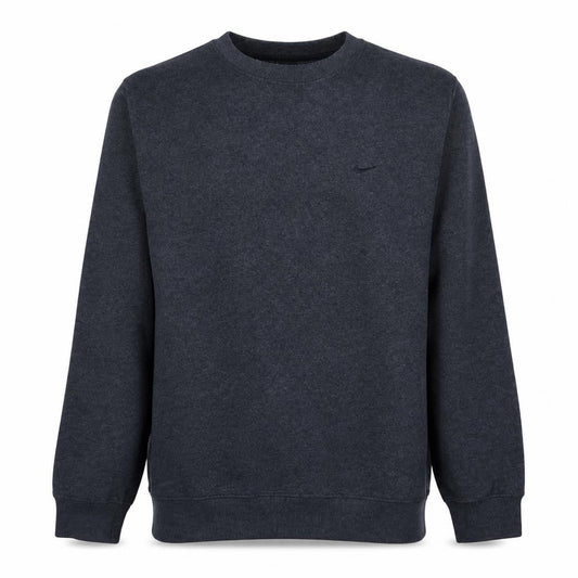 Nike Mens Grey Fleece Pullover Sweatshirt Size M Crew Neck