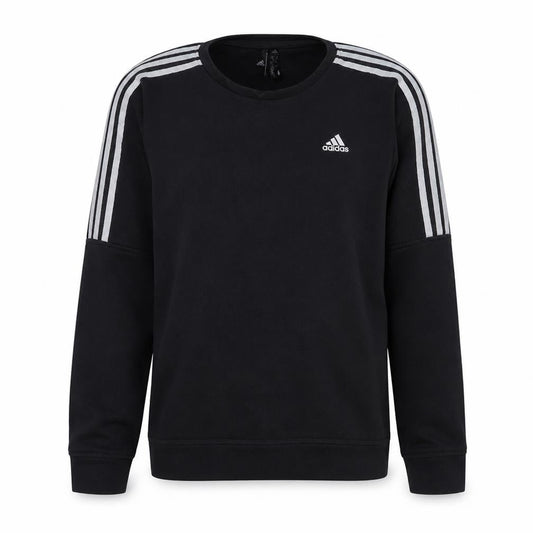 Adidas Men's Black Crew Neck Pullover Sweatshirt Size M
