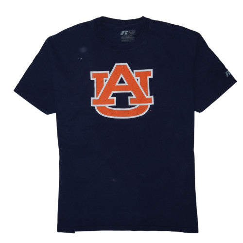 Russell Men's Blue XL University Graphic Short Sleeve T-Shirt