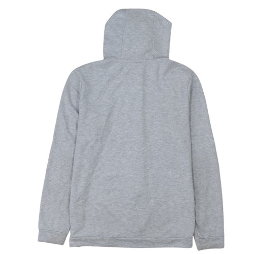 Nike Men's Grey Full Zip Dri-FIT Hoodie Sweatshirt Size L