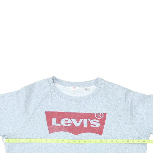 Levi's Mens Grey XL Crew Neck Pullover Sweatshirt