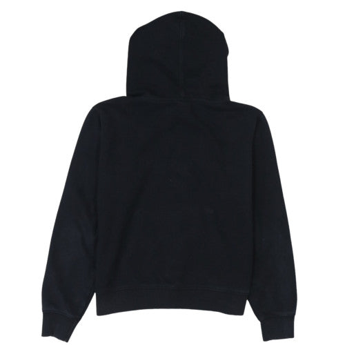 Champion Women's Black Small Pullover Hoodie 100% Cotton Logo Style