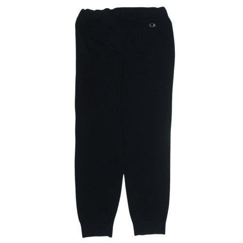 Champion Men's Black Jogger Sweatpants L Fleece Elastic Waist